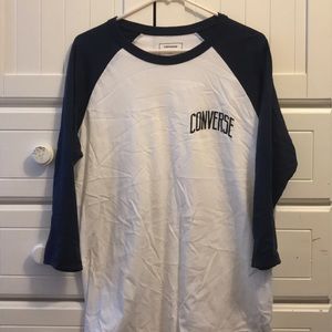 New converse baseball tee